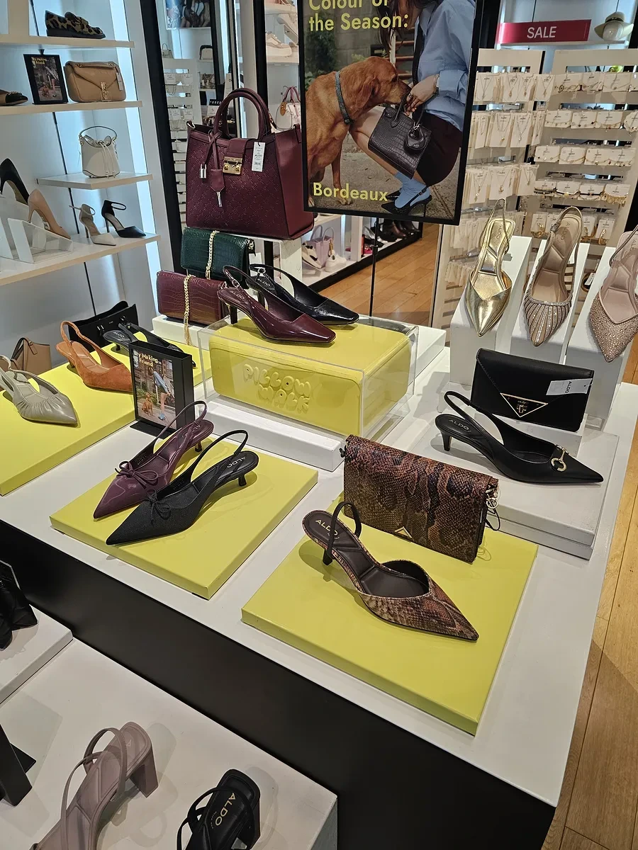 ALDO — in-store risers