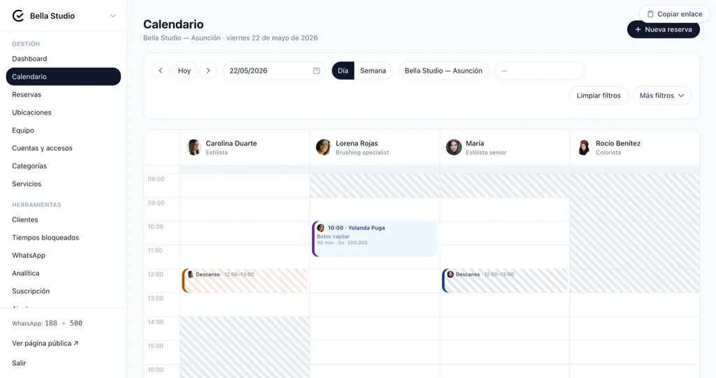 Citauno — SaaS de agendamiento